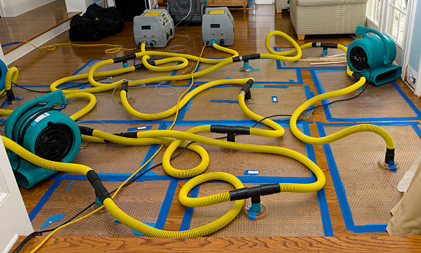 Professional Storm Water Damage Restoration technician working in Culver, OR